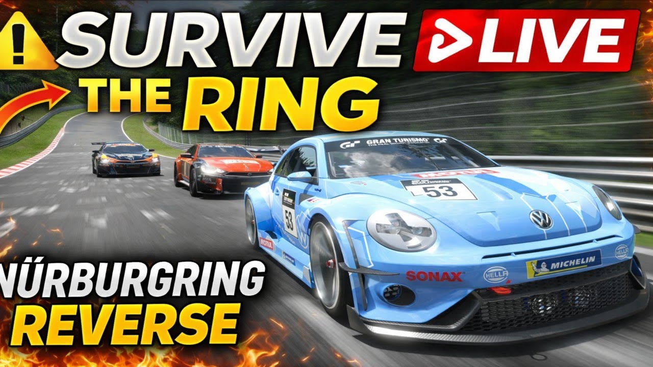 🔴GT7 LIVE | Surviving Daily Race C at Nürburgring 24h Reverse! 🔥🔴
