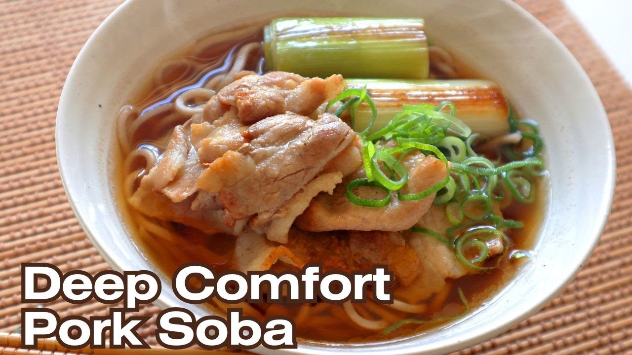 Japanese Pork Nanban Soba (Hot Soba) – Deep, Comforting Noodle Soup