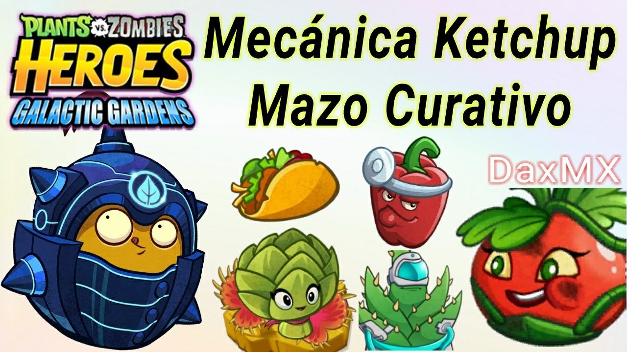 PvZ Heroes | Mecánica Ketchup y el Poder Curativo de Caballero Nuez