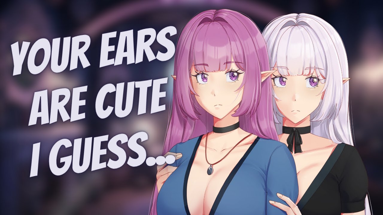 Goth elf bullies pin you down for an ear cleaning session (FF4A) [Tsundere] [Sisters] [Yandere]