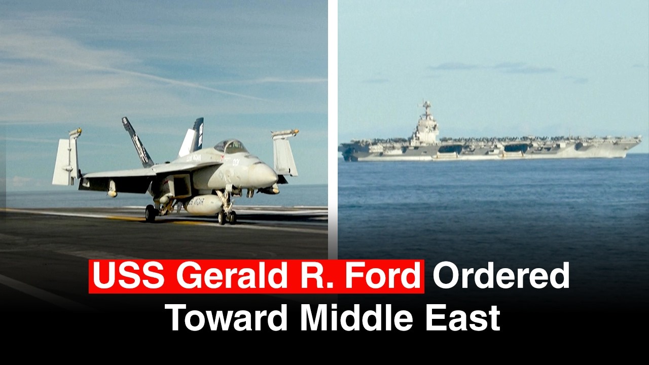 USS Gerald R. Ford Deployment Fuels Trump Iran Showdown Buzz