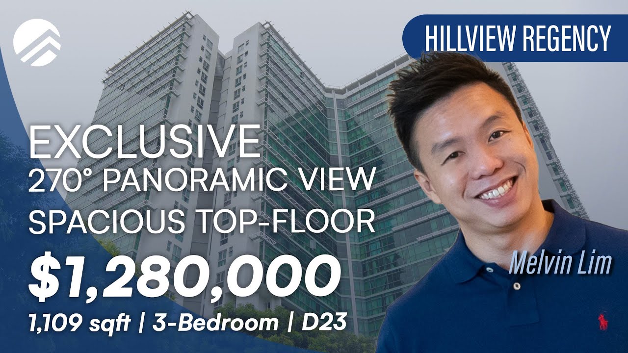 Hillview Regency - Top-Floor 3-Bedroom in Bukit Batok Home Tour  | $1,280,000 | Melvin Lim