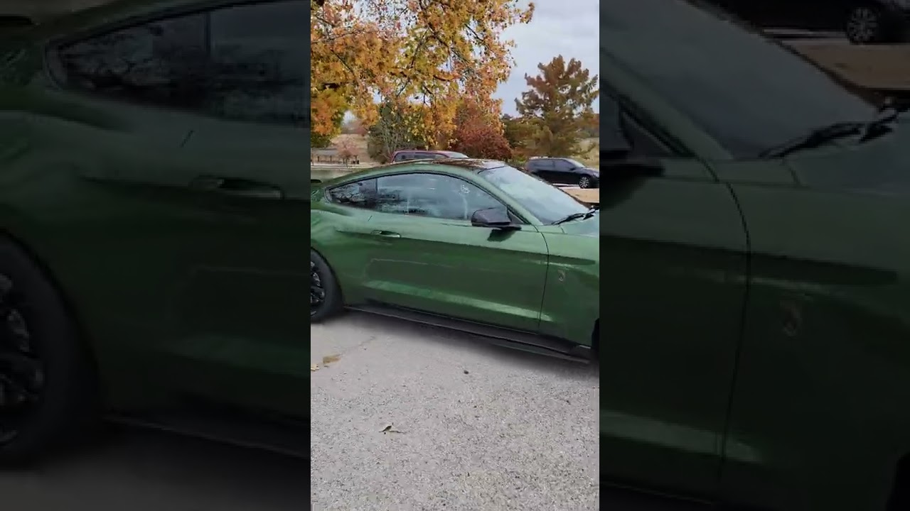 2022 Ford Shelby GT500 in Eruption Green.