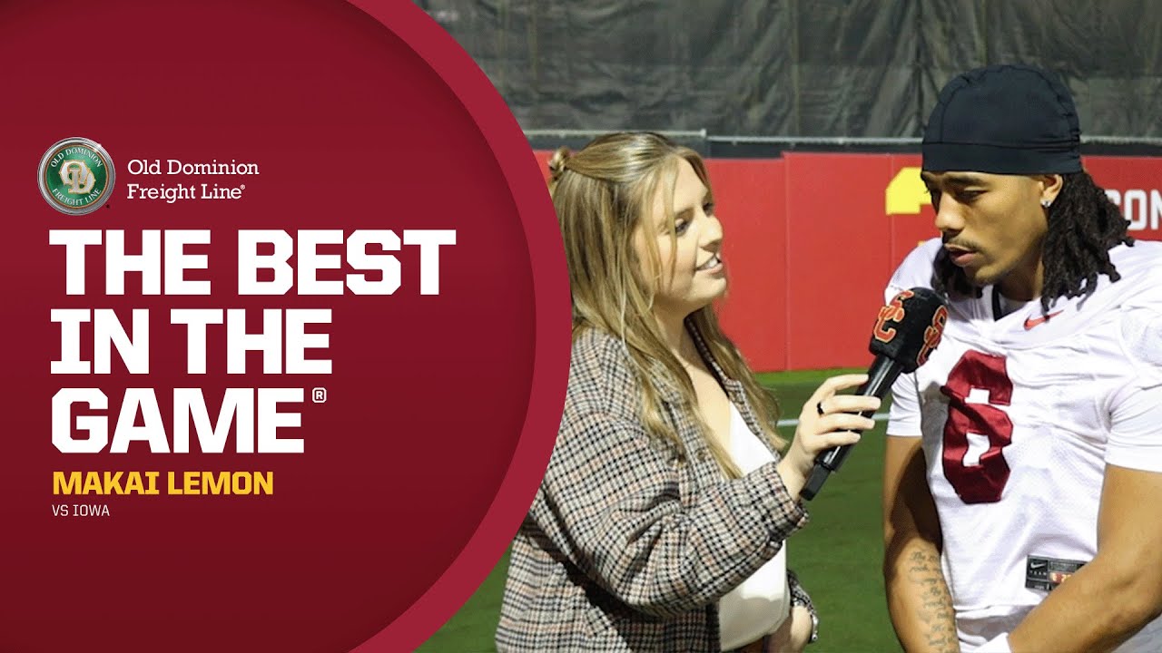 Trojan WR Makai Lemon on USC's Momentum, Matchup Against Oregon | Best in the Game Interview