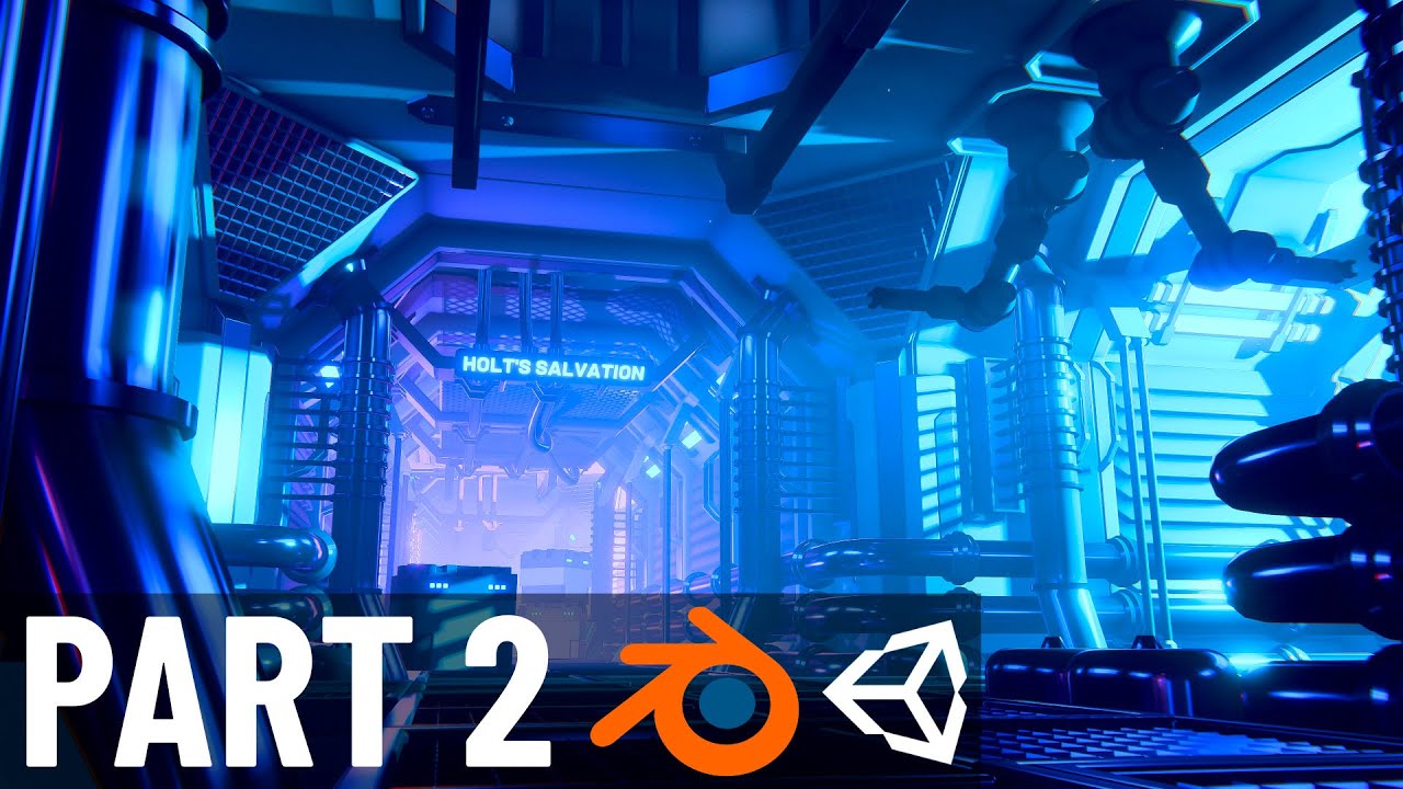 Building a Sci-Fi Corridor (Blender and Unity) - Part 2