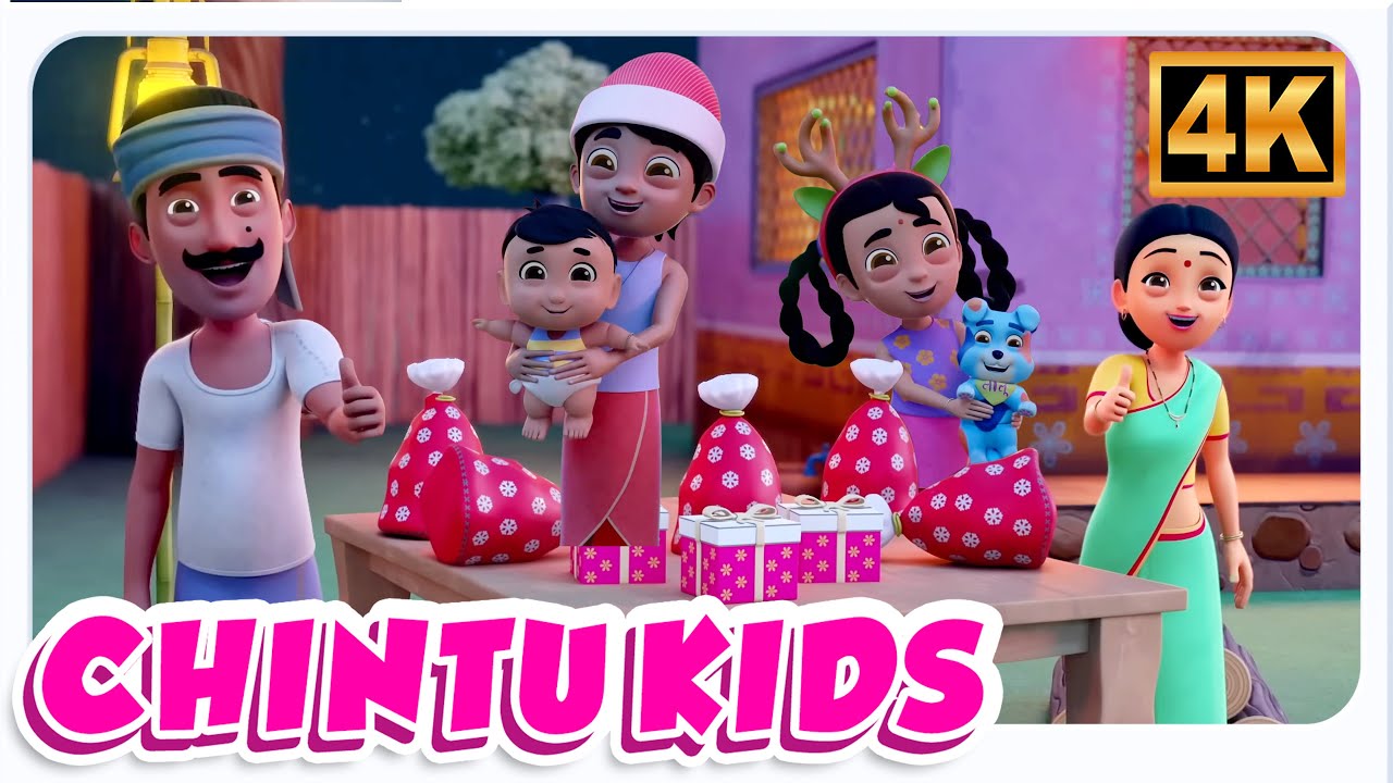 Merry Christmas Song, मेर्री क्रिसमस, Ek Mota Hathi + Best of Chintu Rhymes and Kids Nursery Songs