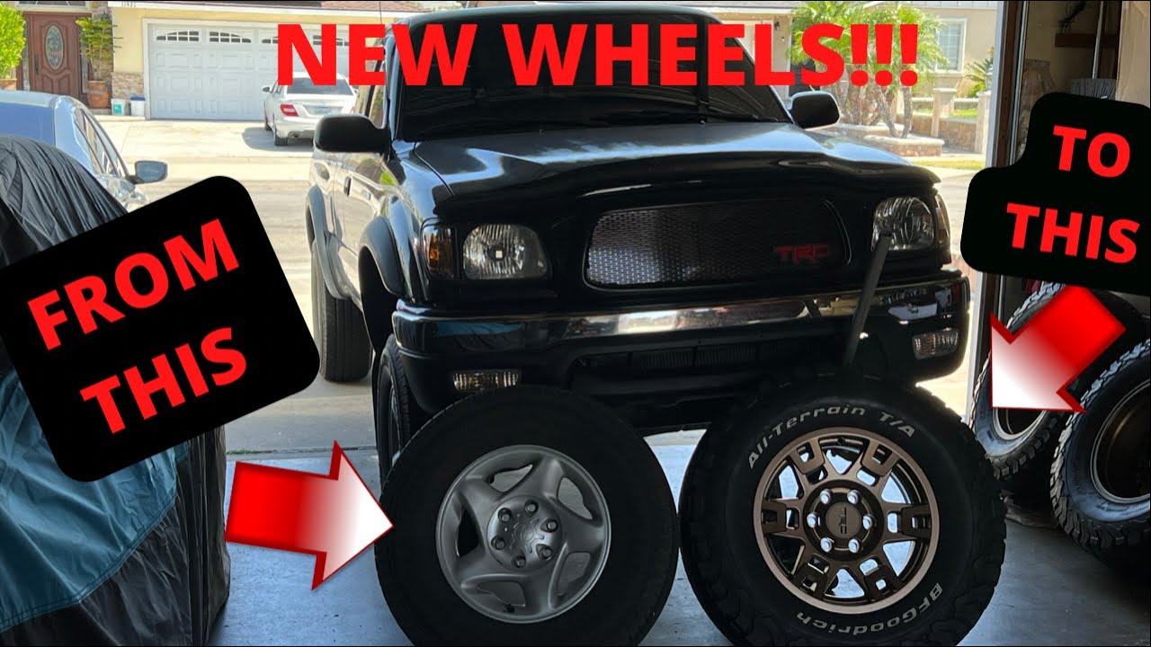 Installing TRD PRO Wheels On First Gen Tacoma