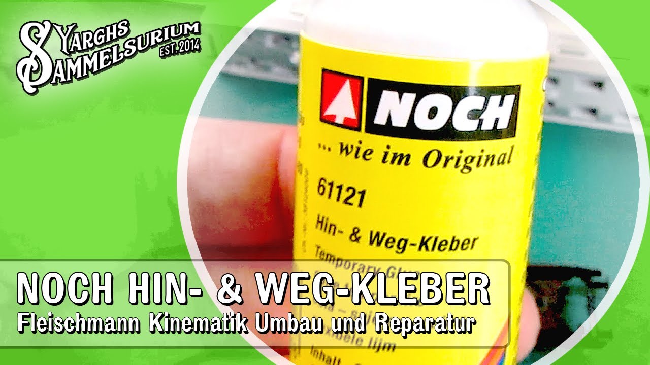 🛠️ NOCH 61121 - Fleischmann Kinematik Umbau und Reparatur mit Hin- und Weg Kleber