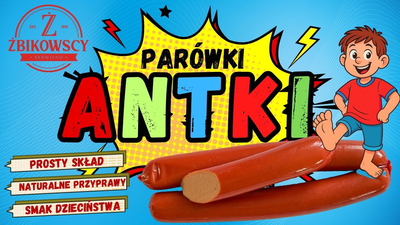 Parówki ANTKI! Samo mięso i naturalne przyprawy! Bose Antki