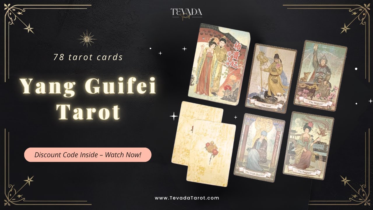 Yang Guifei Tarot – Flip Through: The Elegance of the Empire #watercolorart