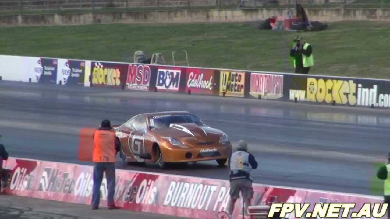 GAS MOTORSPORT 2JZ TURBO CELICA RUNS 6.41 @ 213 MPH AT SYDNEY DRAGWAY 18.8.2012