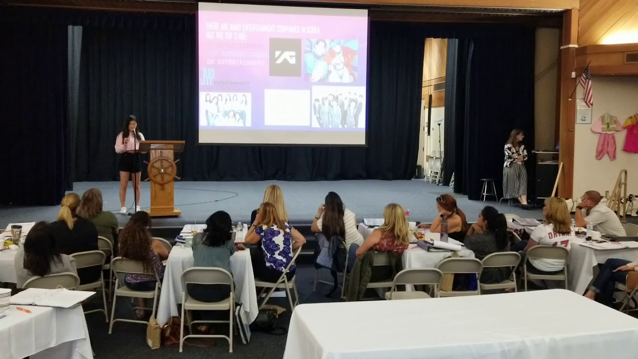 K-Pop Presentation for IUSD teachers at PACE Korea