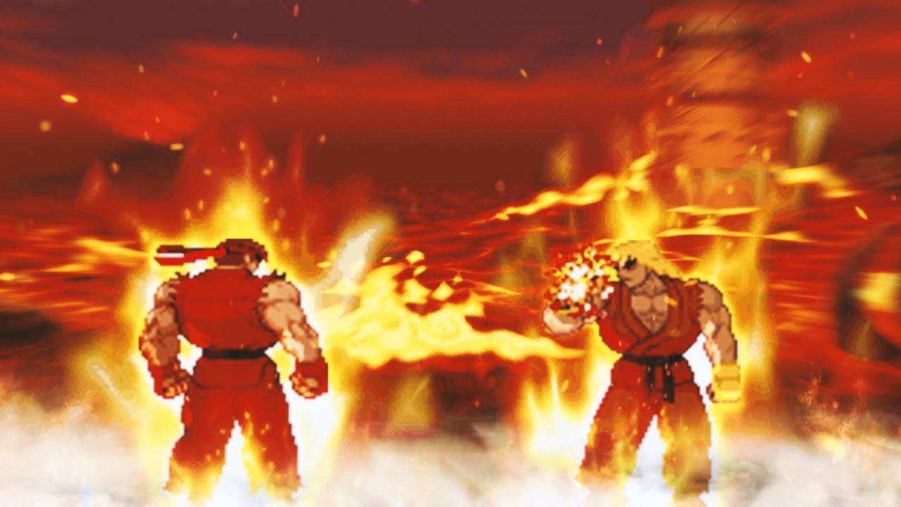 MystikBlaze Evil Ryu vs Reu Evil Ken. Street Fighter MUGEN Multiverse. Epic Battle!