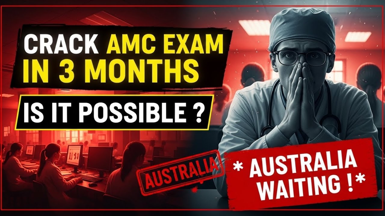Can you really crack the AMC exam in just 3 months ?