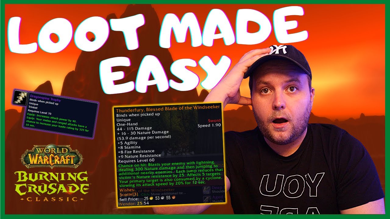 Handling loot in Classic TBC just got easier with this addon! Thatsmybis now with in game support!