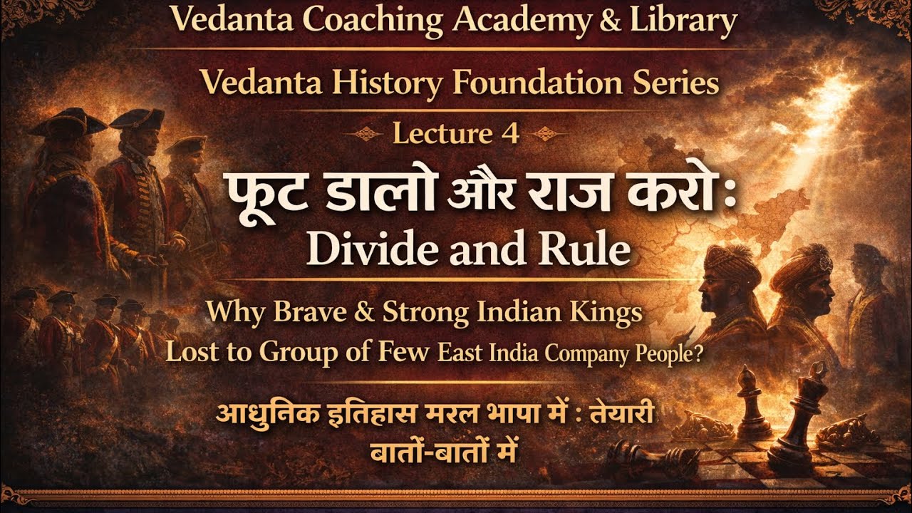 A Story of Divide & Rule I How EIC captured India and Ruled it Despite Presence of Brave Kings 