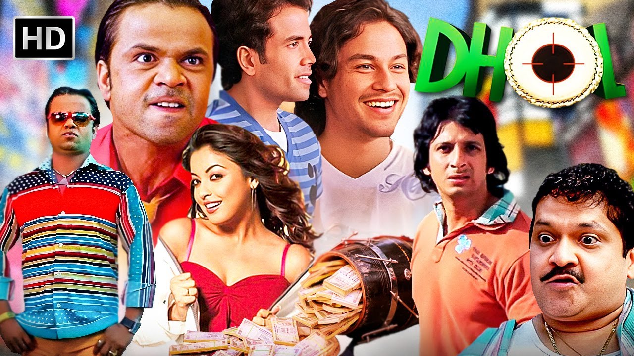 RAJPAL YADAV FULL COMEDY MOVIE | Sharman Joshi, Tusshar Kapoor, Kunal Khemu, Tanushree | DHOL {HD}
