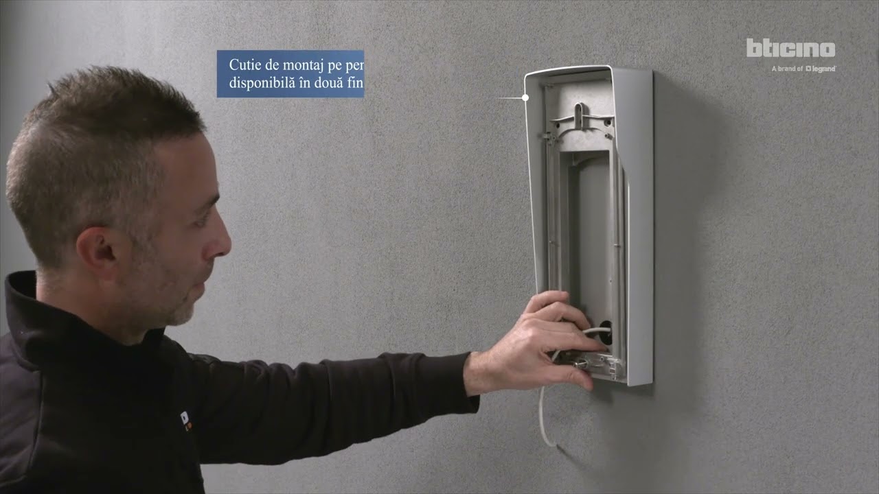 🔧 Instalare Linea 5000 with Netatmo &ndash; Sistem videointerfon BTicino 2 Fire
