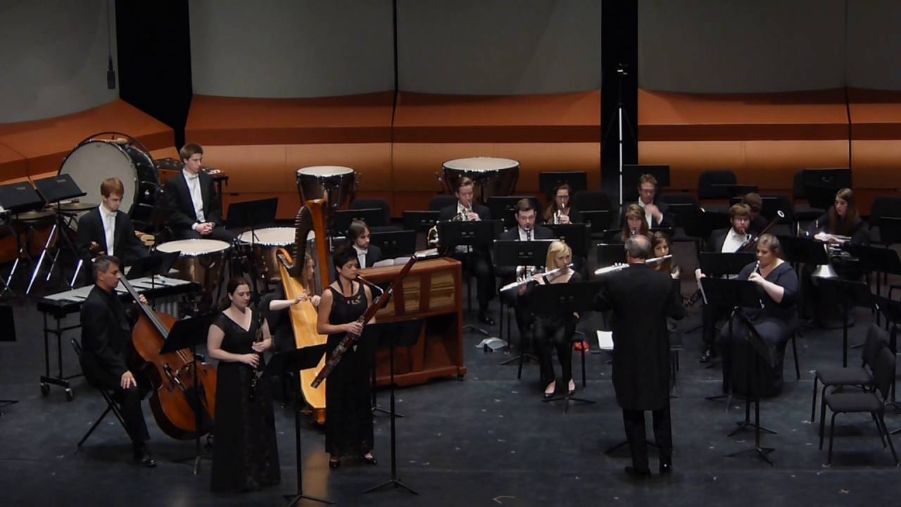Frigyes Hidas: Double Concerto (2001) - Northern Iowa Wind Symphony, Ronald Johnson conductor