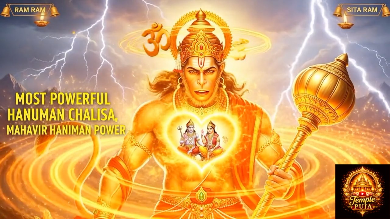 हनुमान चालीसा नवरात्रि Navratri 2026 Hanuman Chalisa 🙏 | Remove All Negativity & Fear | Divine Power