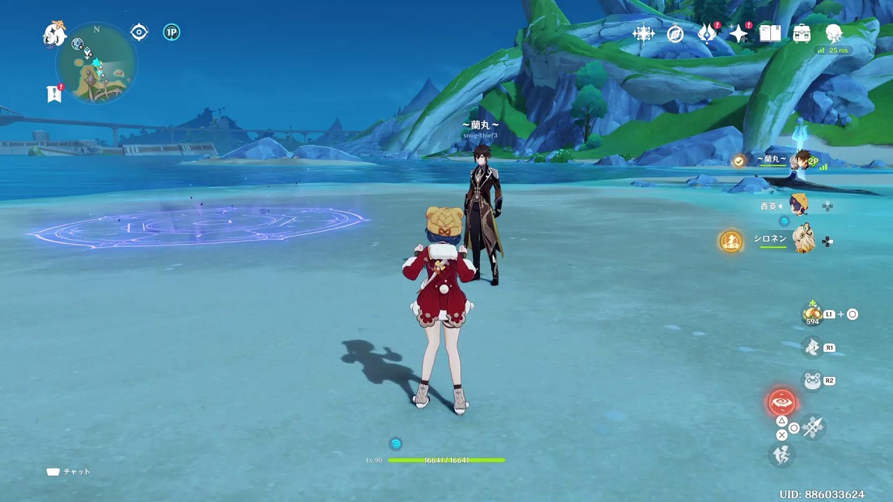 原神　晩飯前にちょっとだけやることやる