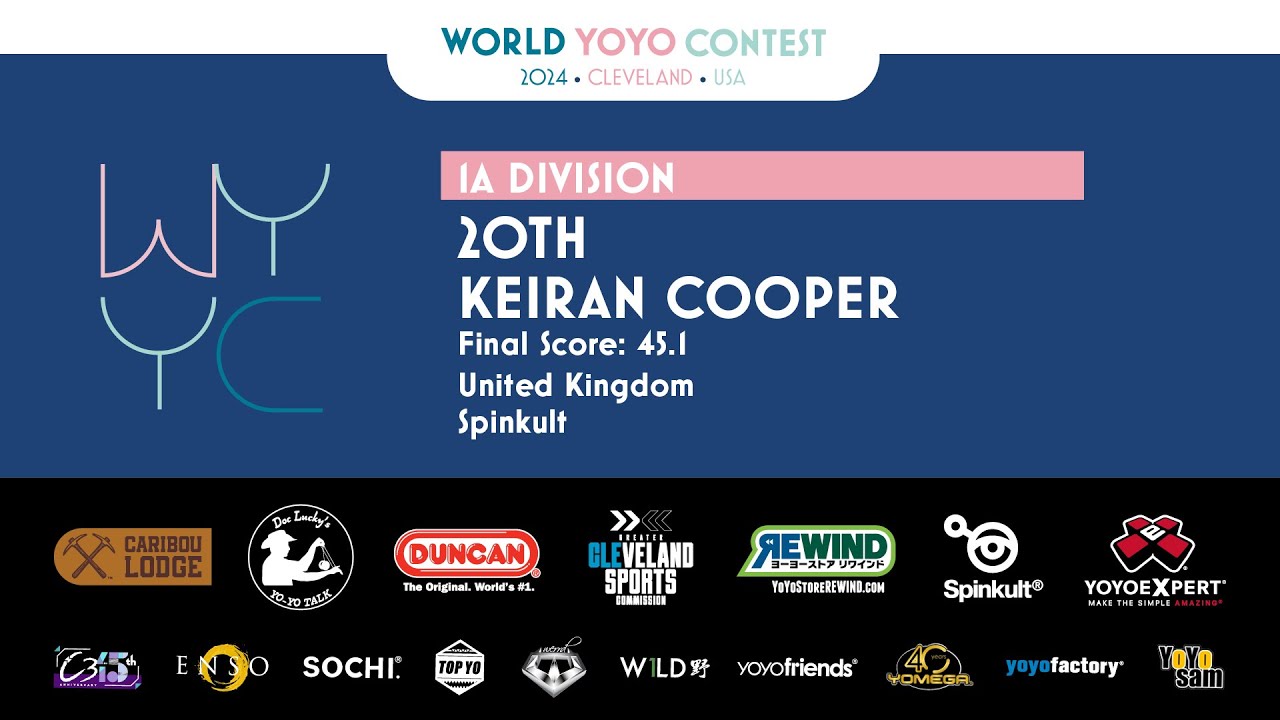 #WYYC2024 1A Final 20 Keiran COOPER