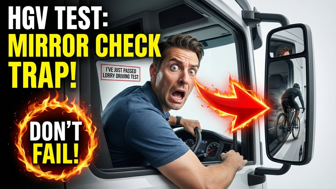 Why Are Checking Mirrors and Great Observation So Important on Your HGV Test? | Check Tricksters #11