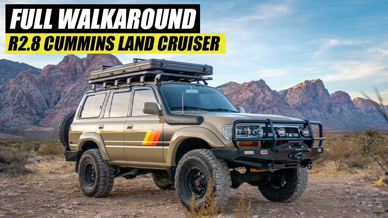 R2.8 Cummins Swapped Land Cruiser Walkaround!
