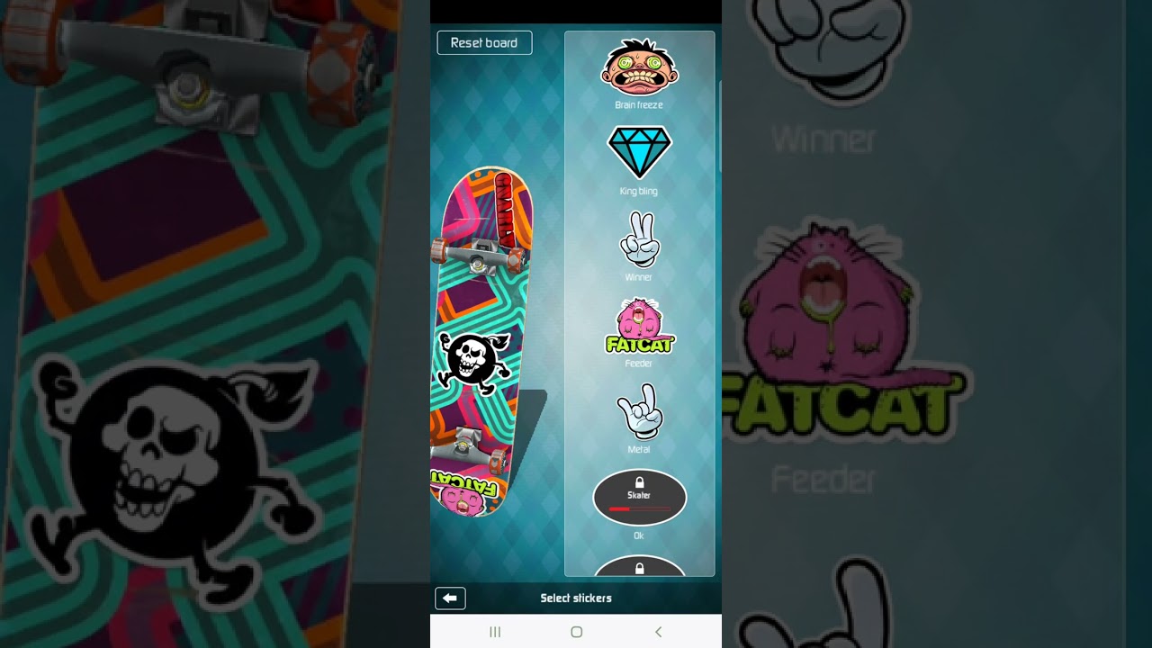 Playing skate and with a thing abt it 