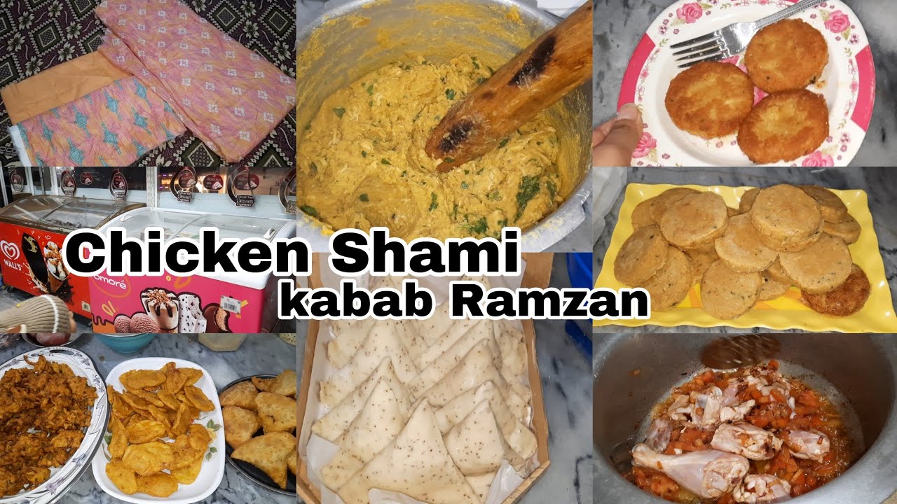 Ramzan routine vlog 🌙Chicken shami kabab /saba waseem vlog 