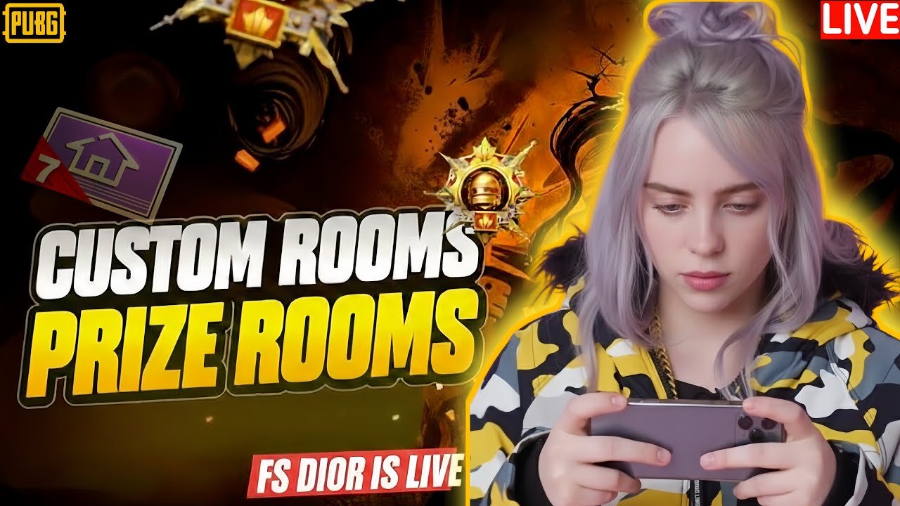 PUBG MOBILE LIVE CUSTOM ROOMS