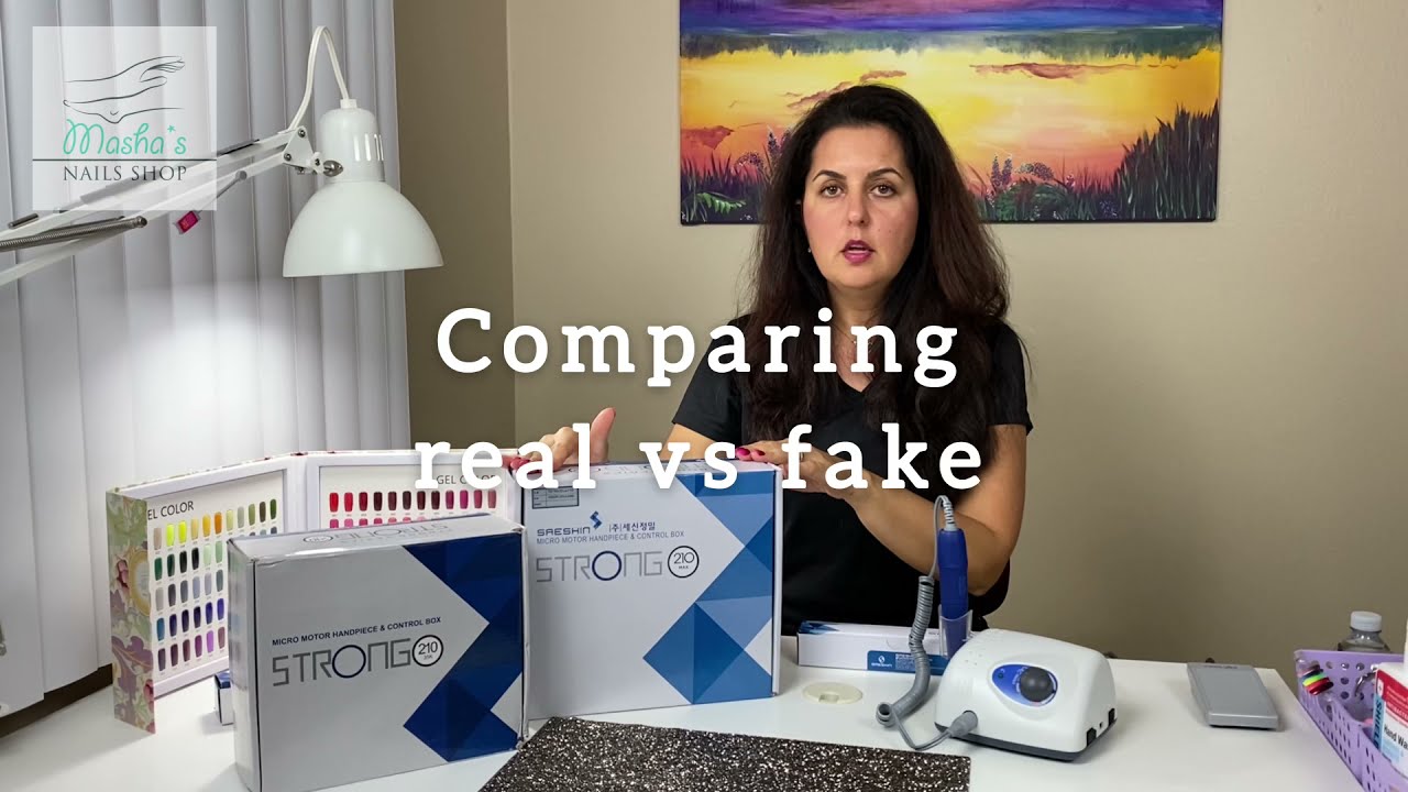 🇺🇸 Real Strong 210/105L nail drill vs fake Strong 210/105L nail drill. Let's comparing!