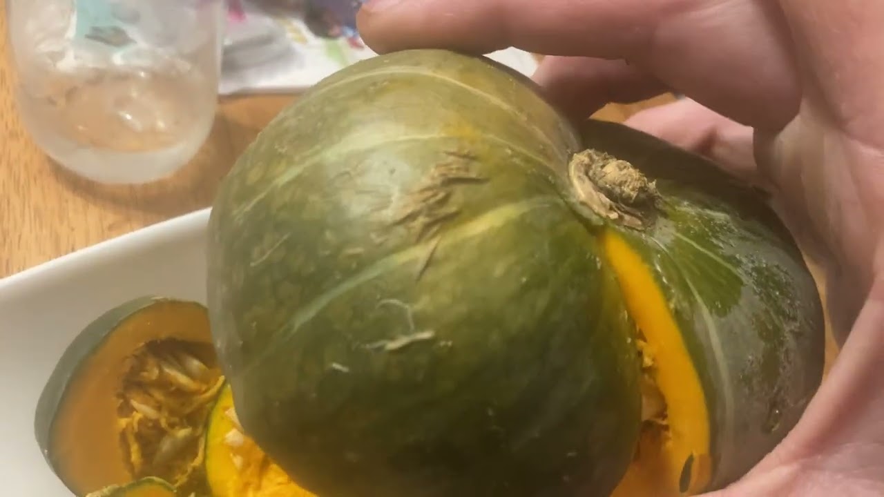 Butternut squash processing for seed and food after being picked two and a half months ago.