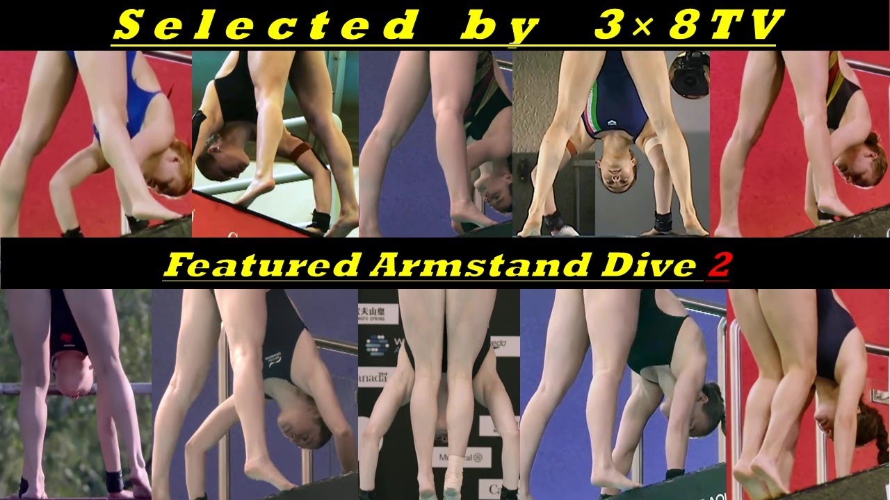 Women's Diving | Featured Armstand Dive 2 (Handstand Dive​) | #diving  #watersport #sports