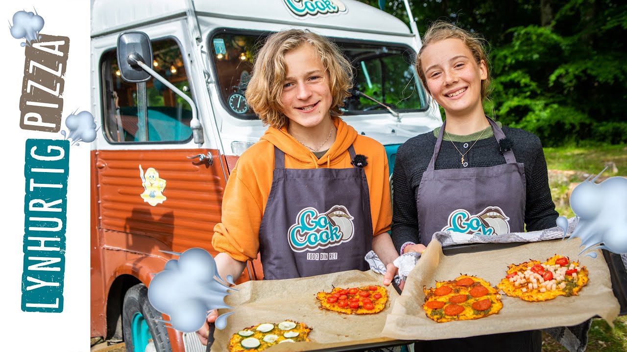 Hjemmelavet pizza p&aring; rekordtid - pizzadej uden g&aelig;r og mel | glutenfri |  GoCook by Coop