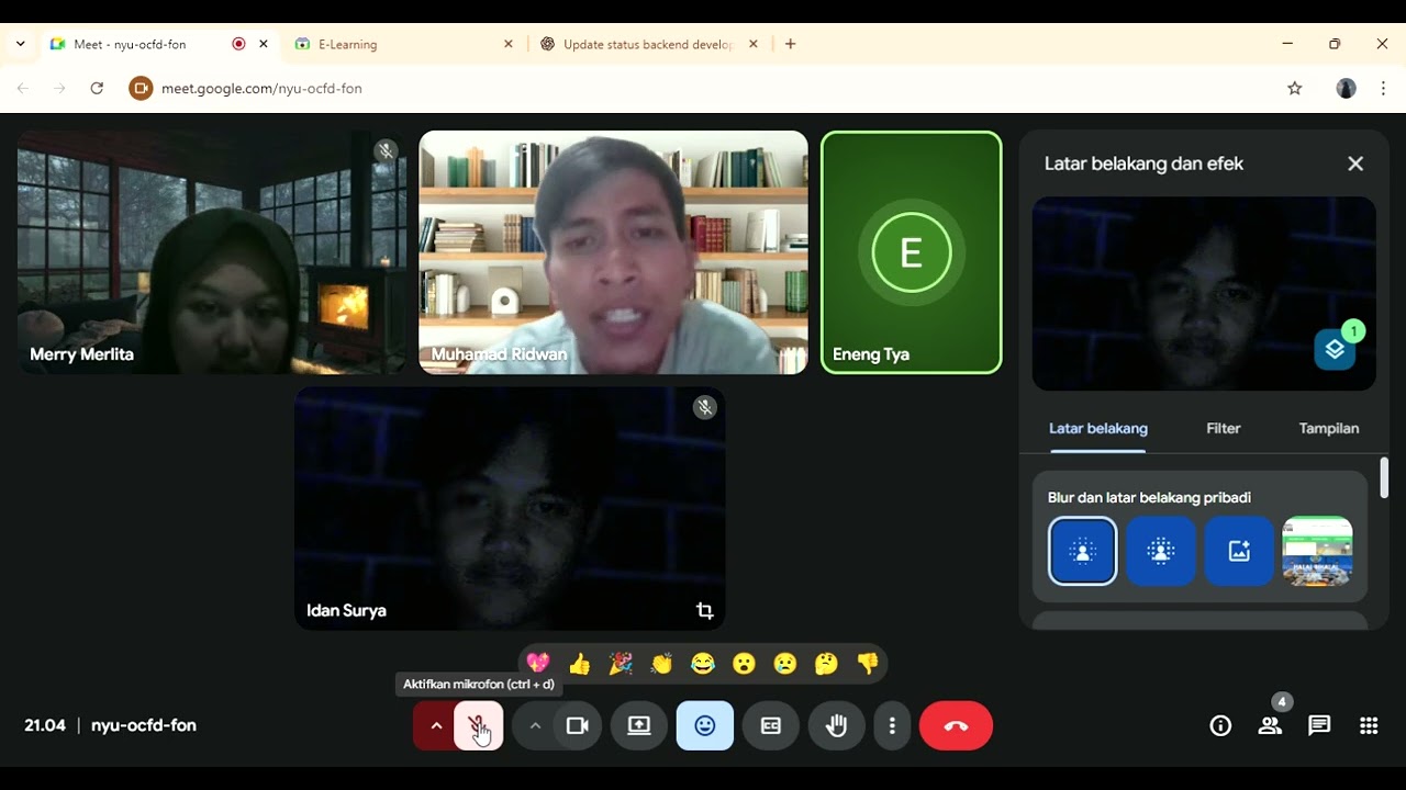 Daily Scrum E Learning SMP Mekarwangi