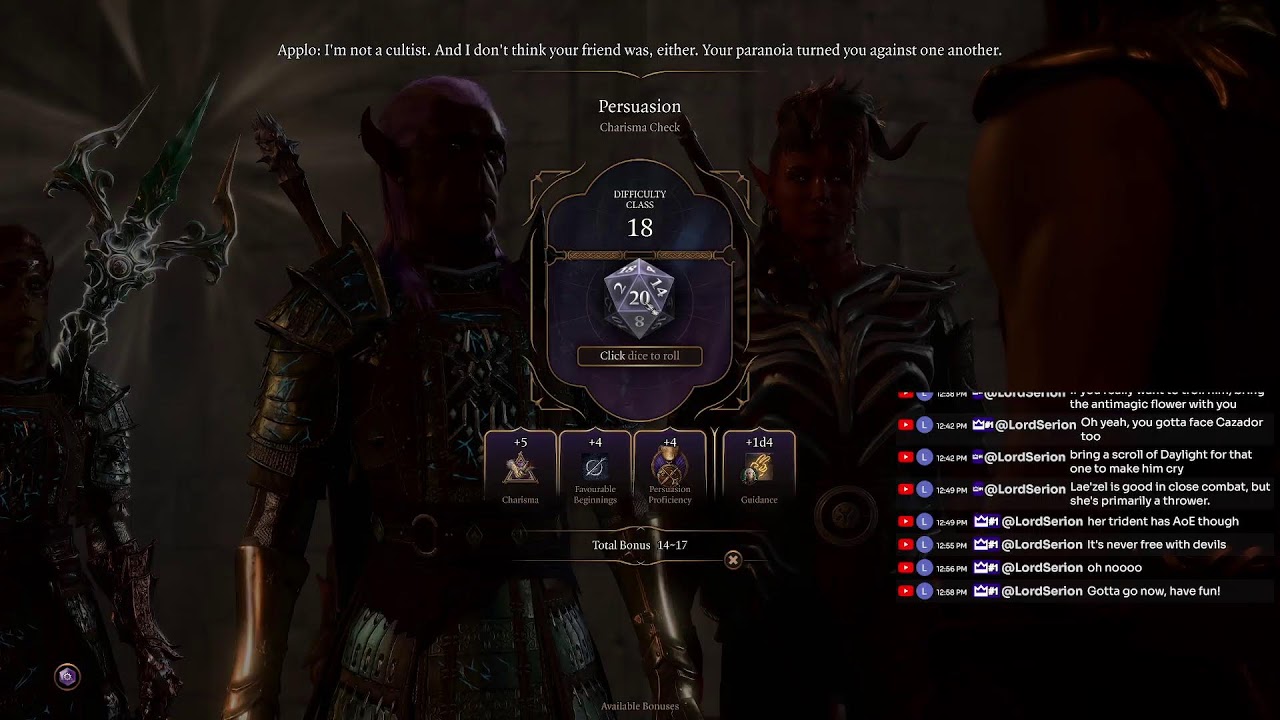 Playing Baldur's Gate 3 - Resuming Travels