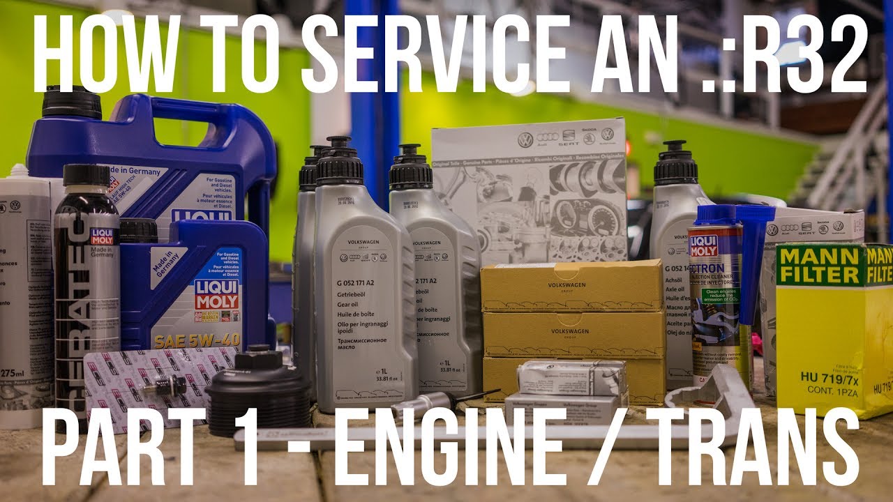 HOW TO SERVICE YOUR Mk4 R32 - PART 1 - Engine and Transmission Oil
