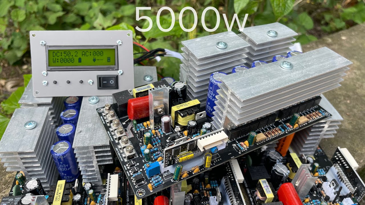 Mạch kích điện sine chuẩn 5000w có sạc bình và UPS 12v-48v ra 220v