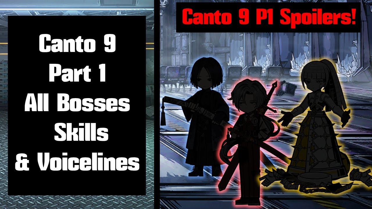 Canto 9 Part I All Bosses Skills & Voicelines | Limbus Company 9-3, 9-18 Combat Stages Canto IX P1