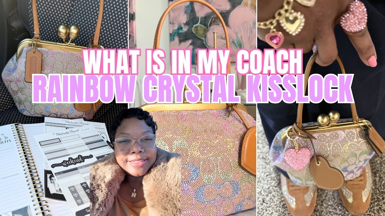 V-DAY BIRTHDAY WOES - HEART 2 HEART CHAT - FRIENDS & WHAT IS IN MY COACH RAINBOW KISSLOCK & REVIEW