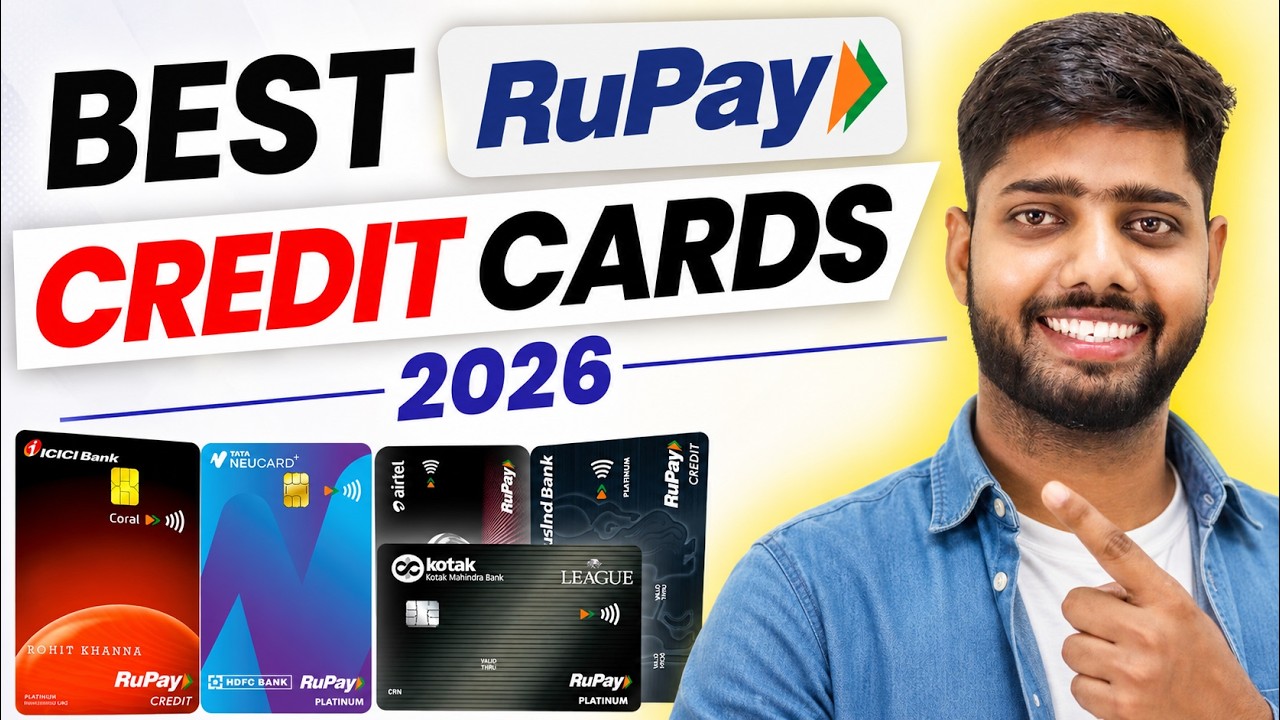 Best RuPay Credit Cards 2026 || Best UPI Credit Cards 2026 | Lifetime Free RuPay Credit Card