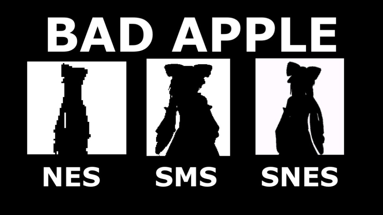 Bad Apple in Nes, Sms,Snes