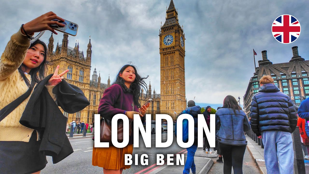 London Walking Tour 4K 🇬🇧 Big Ben and Parliament Square