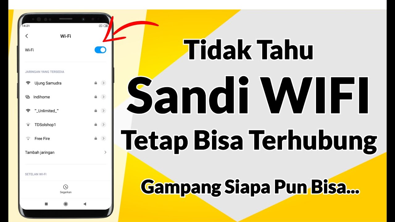 Cara Menghubungkan Wifi Tanpa Kata Sandi Di Android