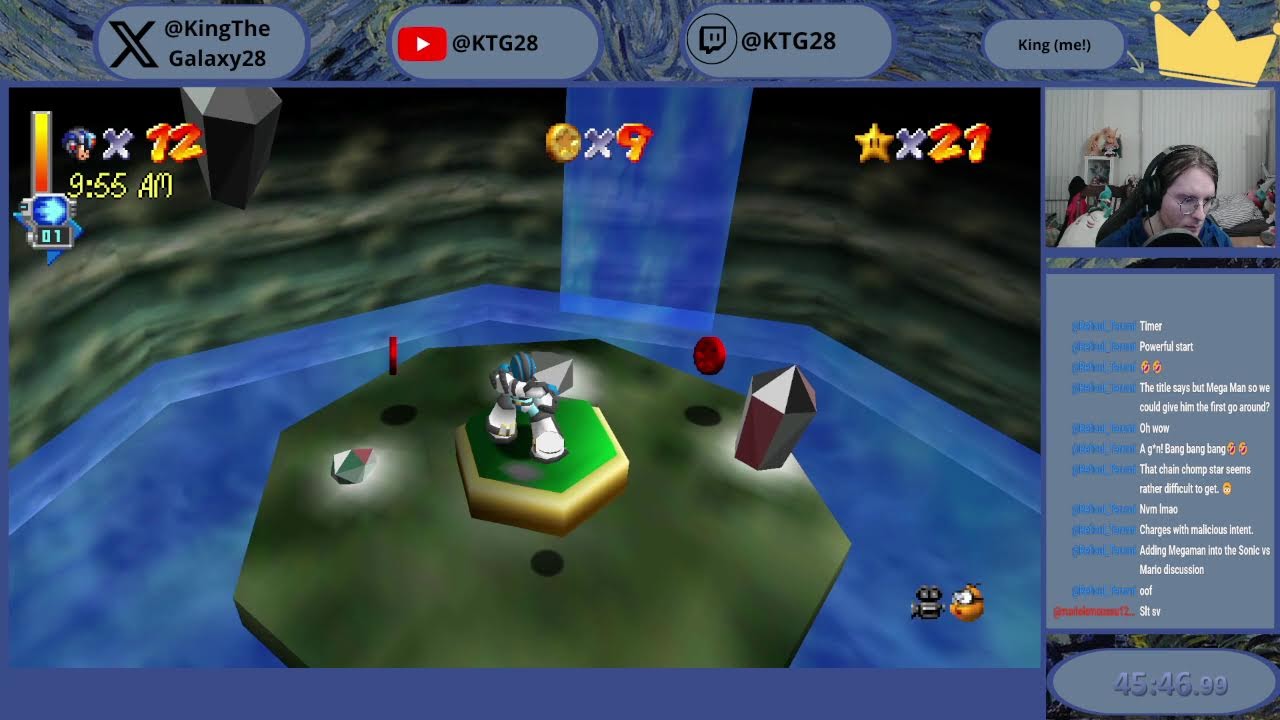 Super Mario 64 but Mega Man