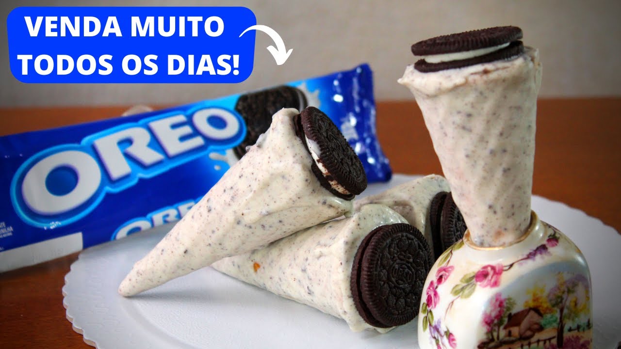 VENDA MUITO ESSE CONE TRUFADO DE OREO I Polly Belem