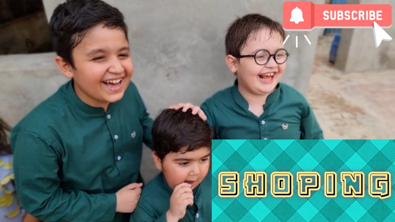 Ahmad shah and His Cute Brother's School Shoping Cuteness Unlimited