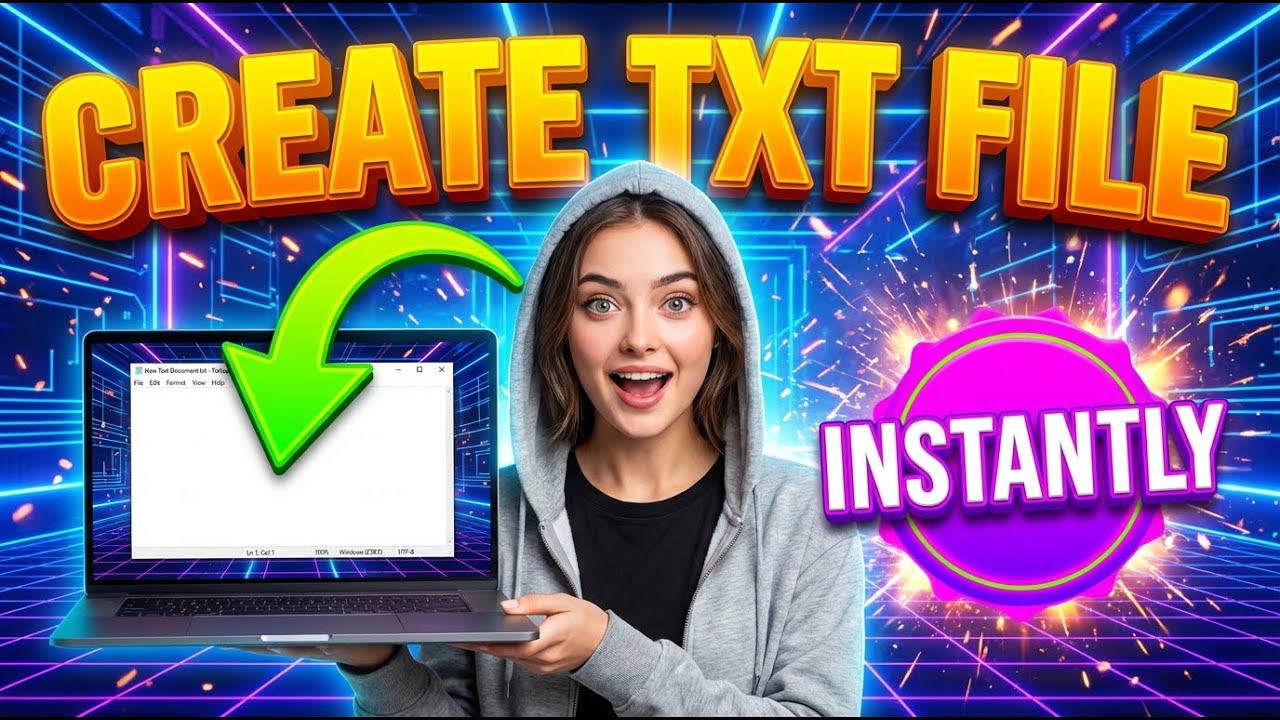 How to Create a TXT File | Simple & Quick Tutorial