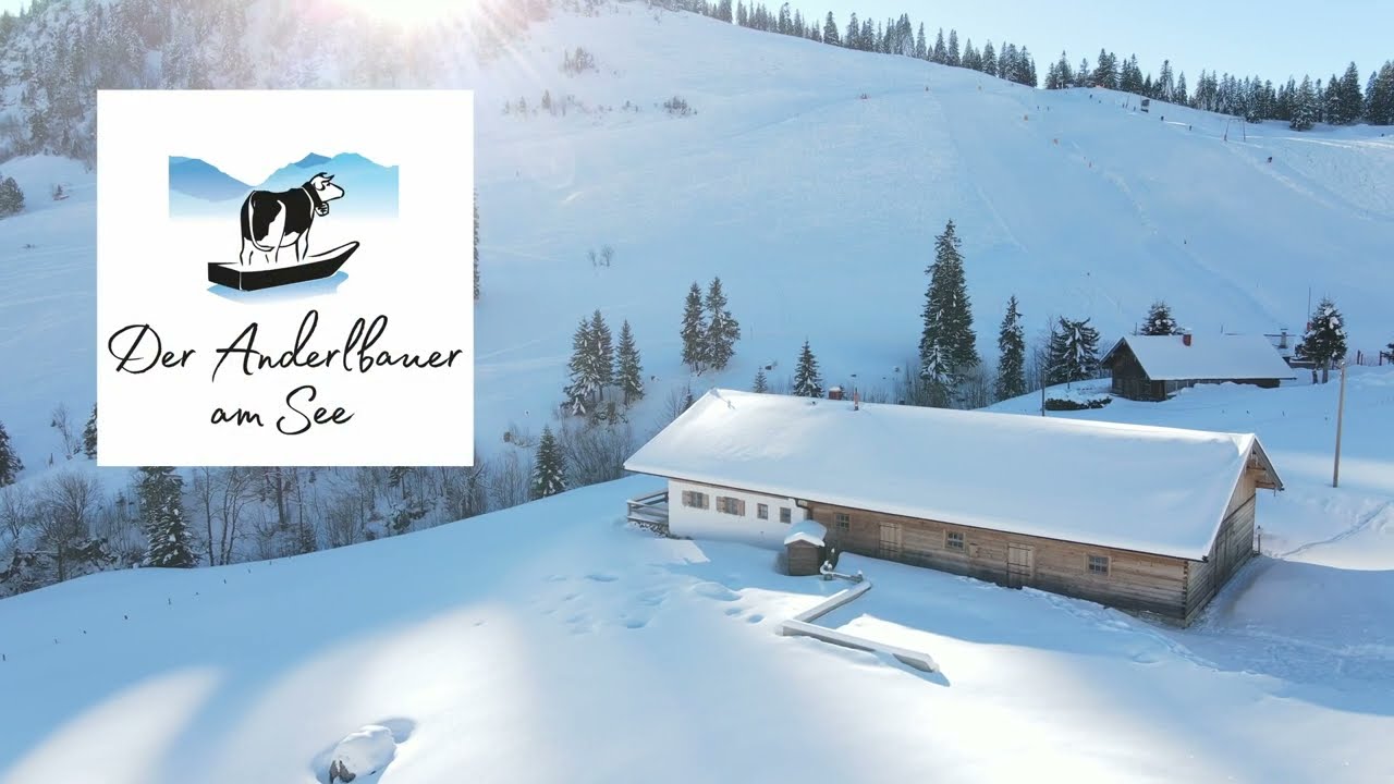 Winteridylle auf der Alm vom Anderlbauer Hof Schliersee